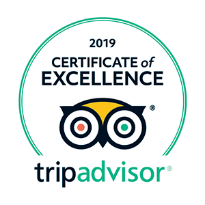 TripAdvisor Certificate of Excellence 2019